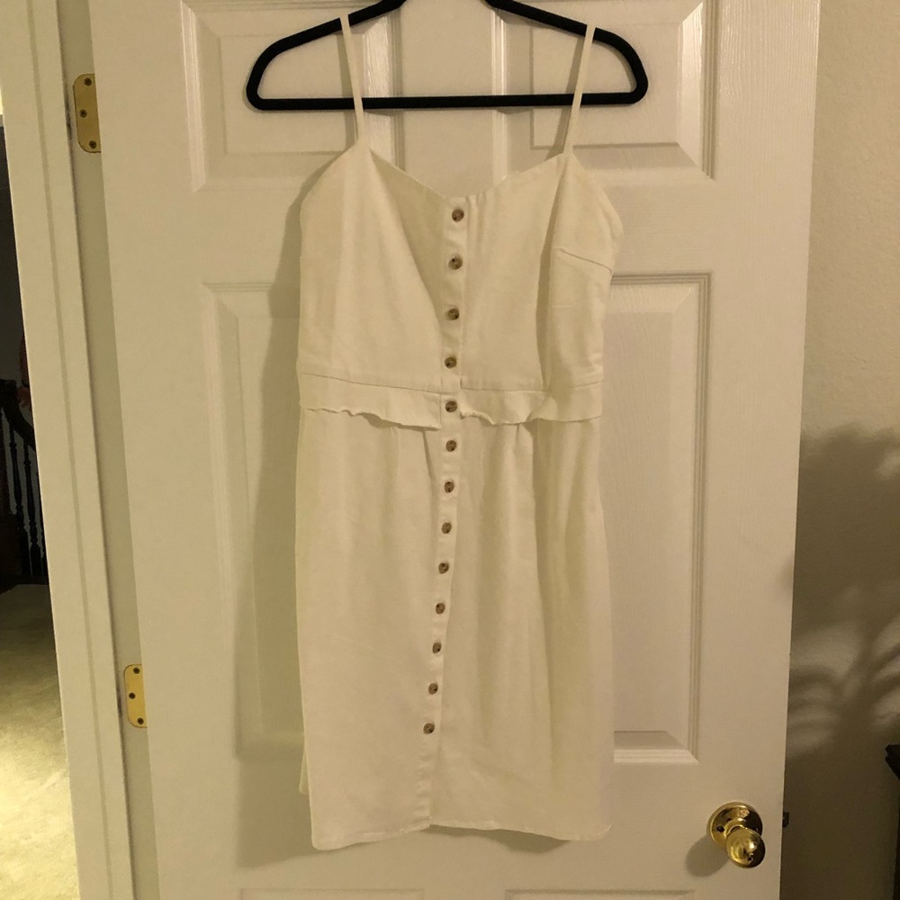 Anthropologie Button Front Dress, Size Large
